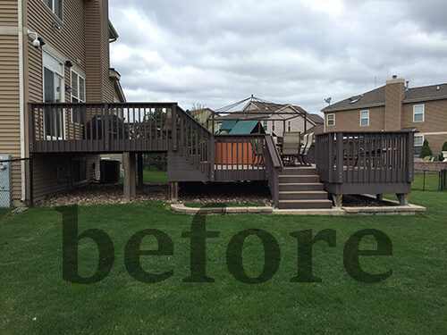 Deck before Archadeck Project