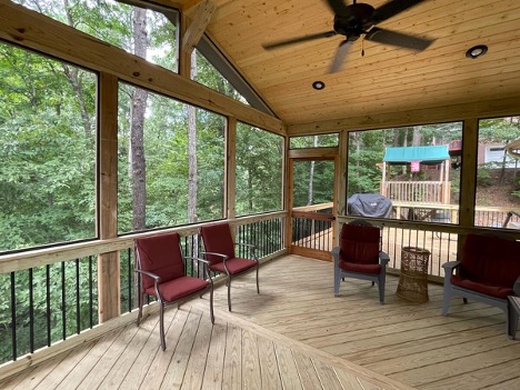 custom porch and screened porch builders