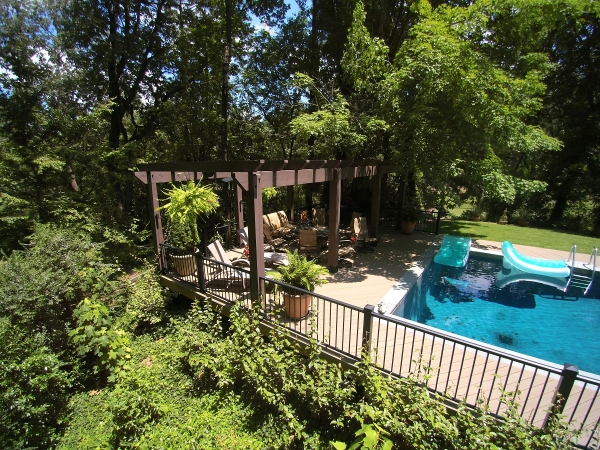 Birmingham Pergola Next to Pool