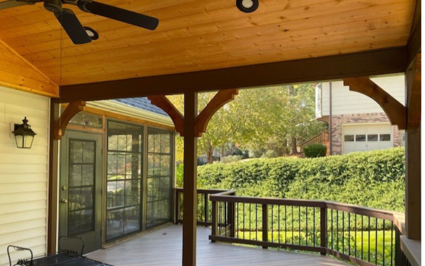 extending roof overhang porch birmingham