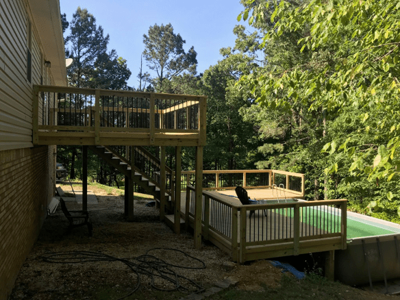 deck after being redone