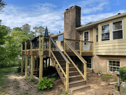 after deck was replaced