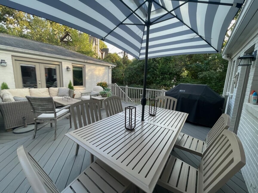 new patio build
