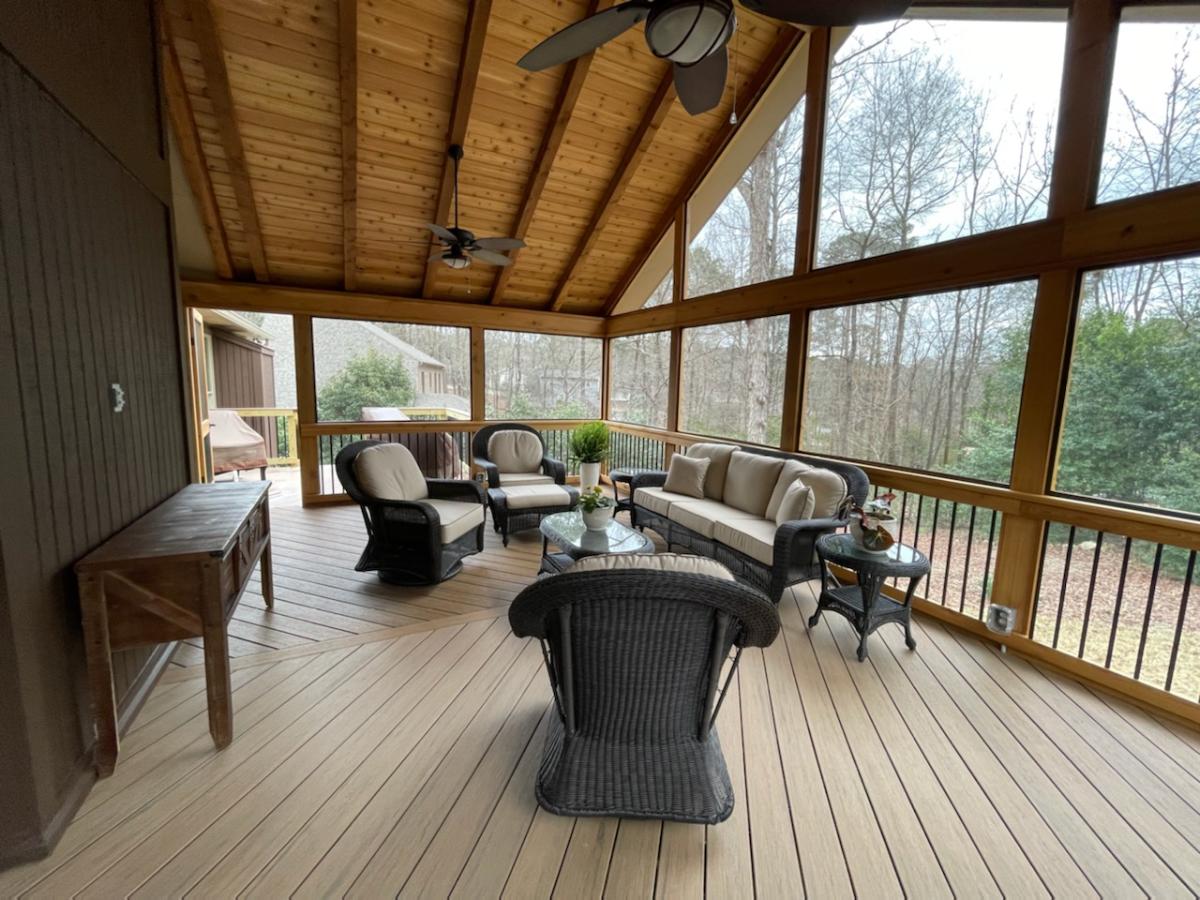 custom cedar porch builder indian springs village 