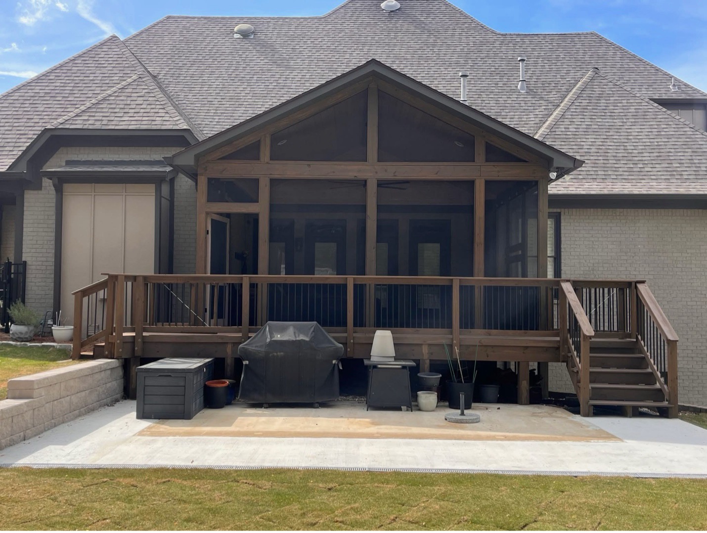screened porch and patio combination contractor