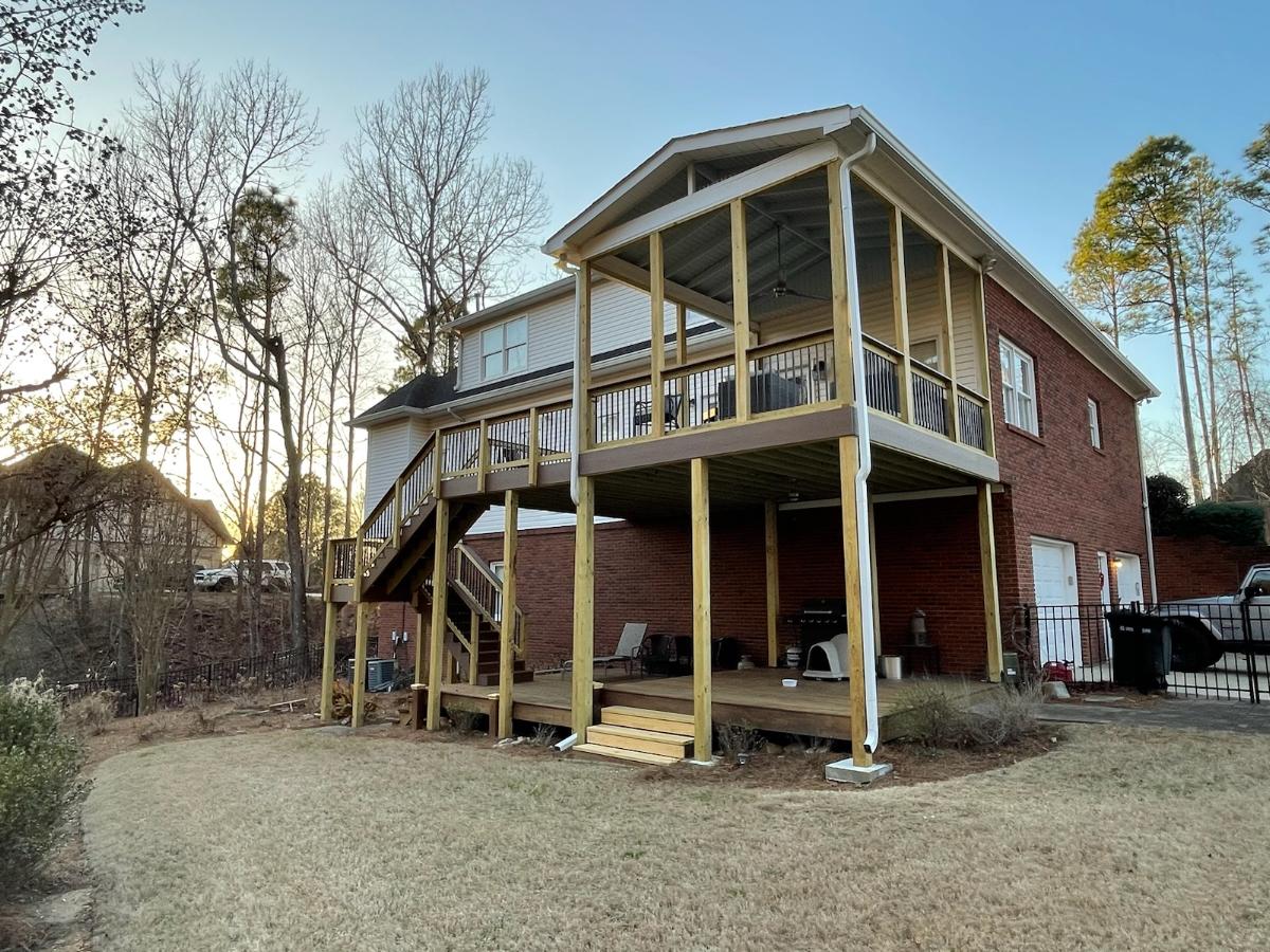 porch and deck refurbish