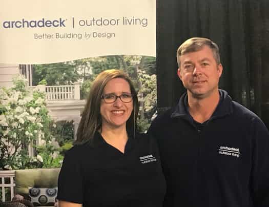 Derek & Carissa Crews, owners Archadeck of Birmingham.