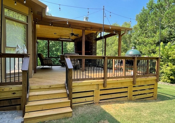 Birmingham Wooden Deck