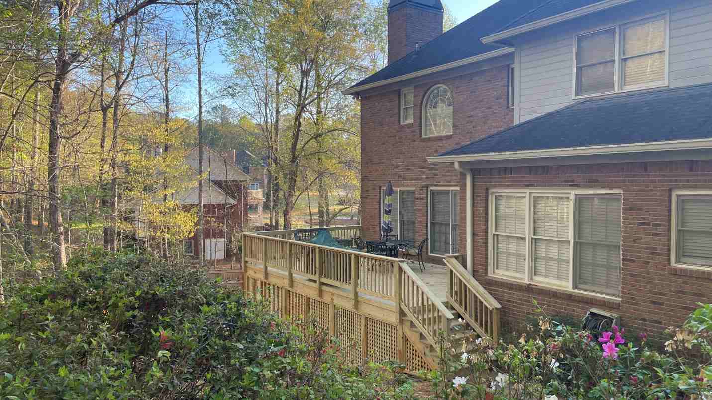 Wooden Deck With Generous Storage Area In Rivoli Downs