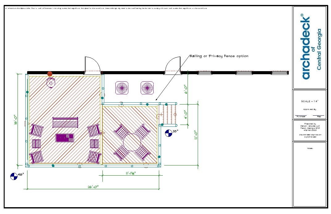 drawing of proposed design
