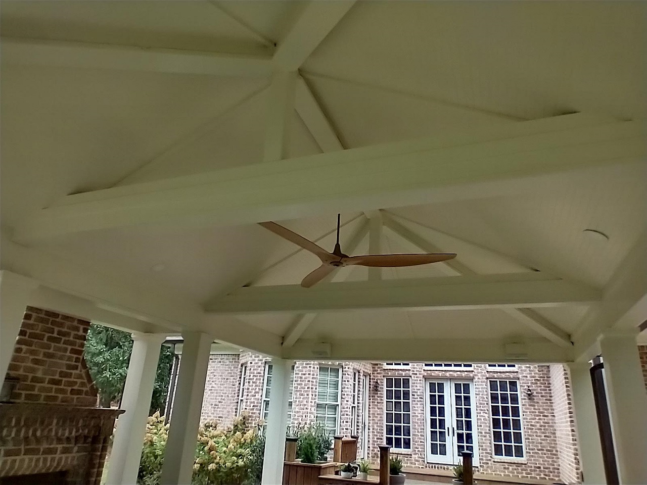 interior details within custom gazebo