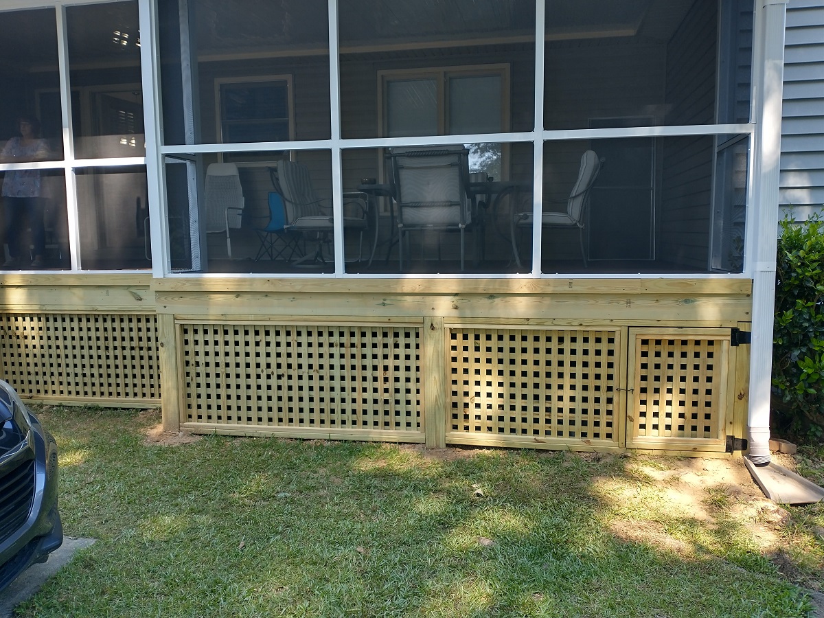 under deck storage