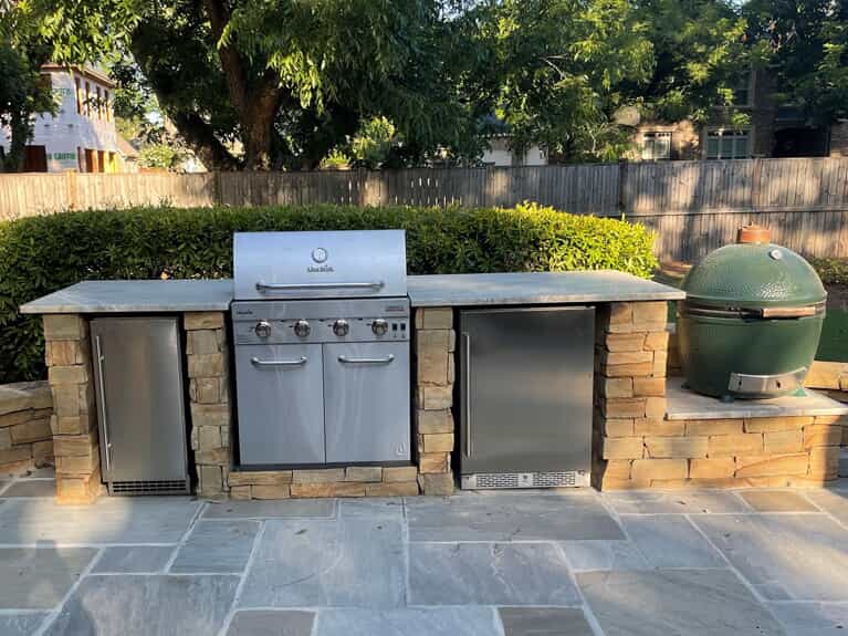 outdoor kitchens