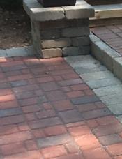 pedestal and patio