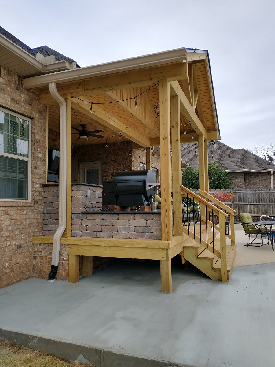 warner robins covered porch builders