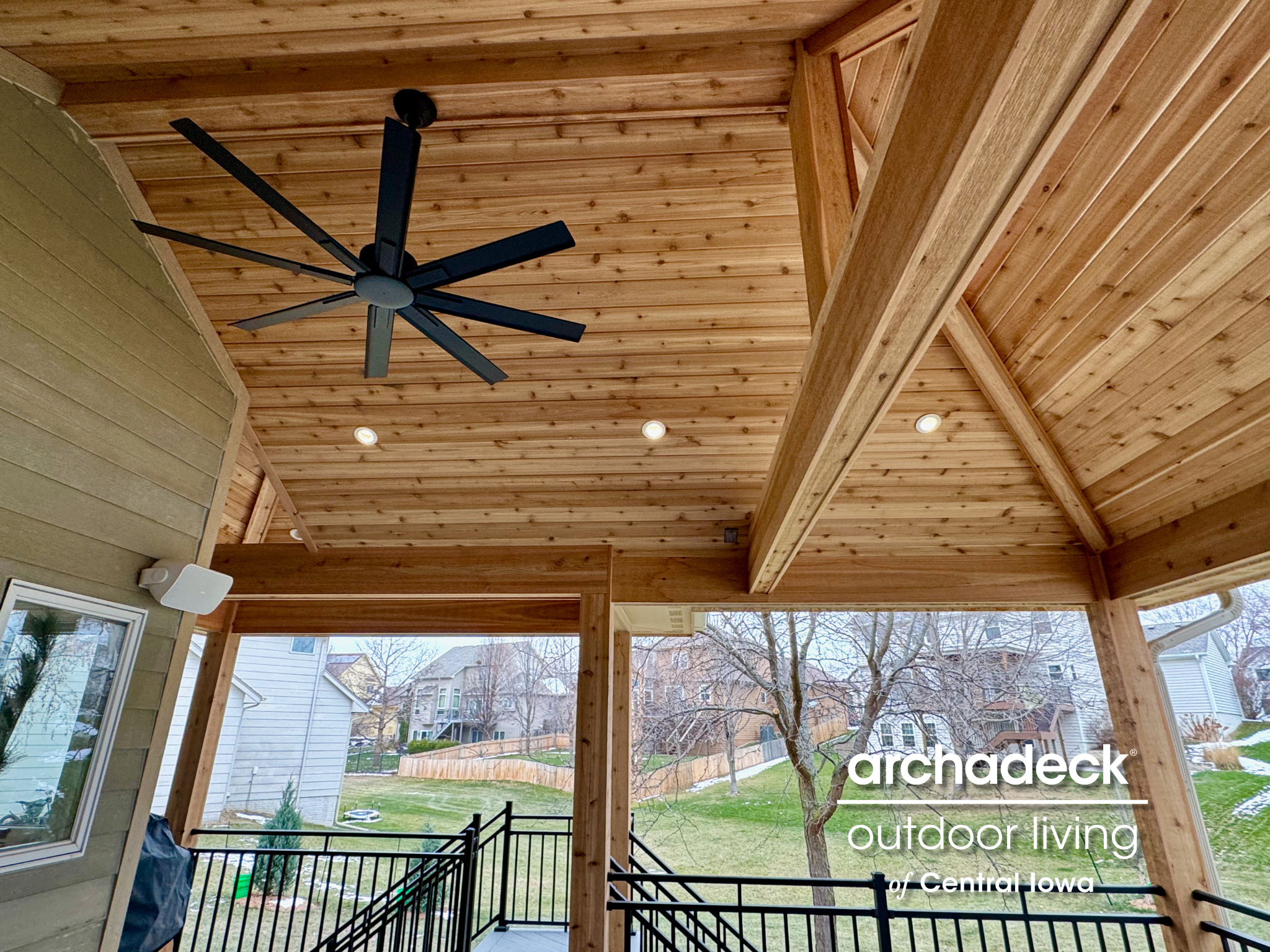 covered porch johnston iowa