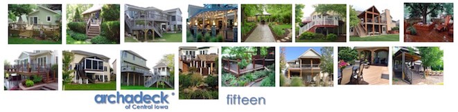 Collage of Archadeck projects