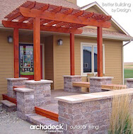 Custom front porch with pergola