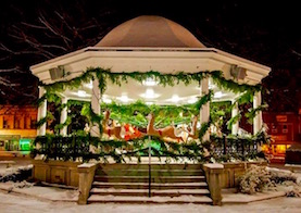 Iowa Town Square Gazebo