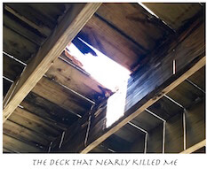 Broken deck