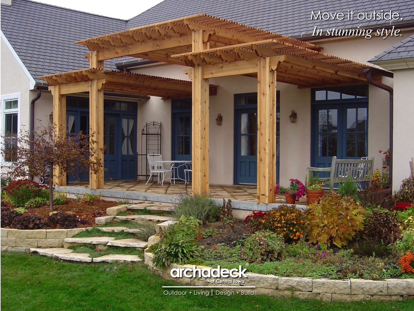pergola des moines iowa
