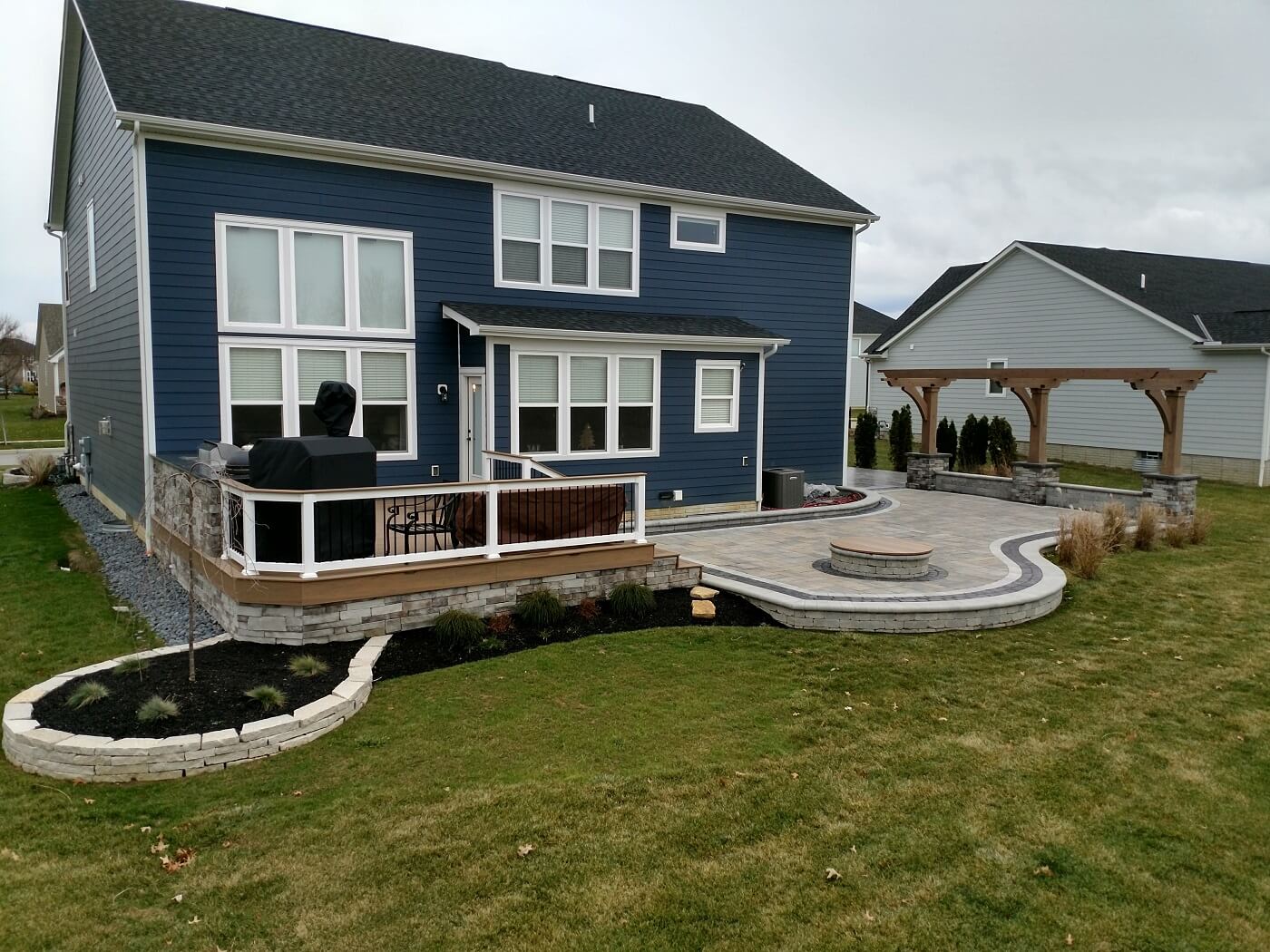 Deck and patio 
