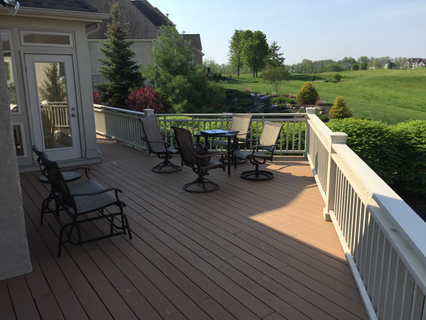 backyard deck