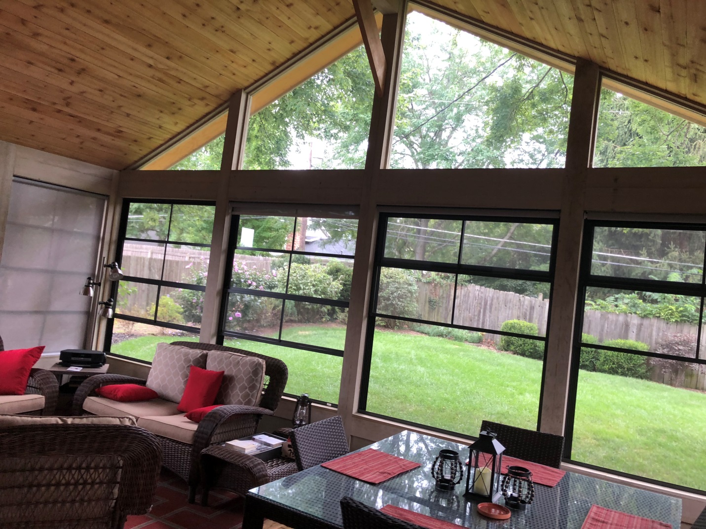combo outdoor living space