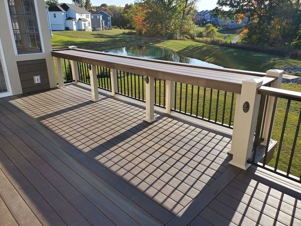 new deck added to home