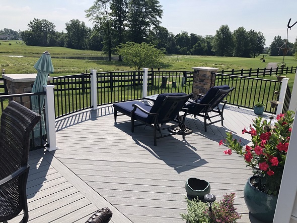 New hot trends in deck and patio designs.