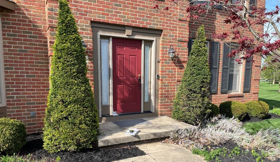 front door of home