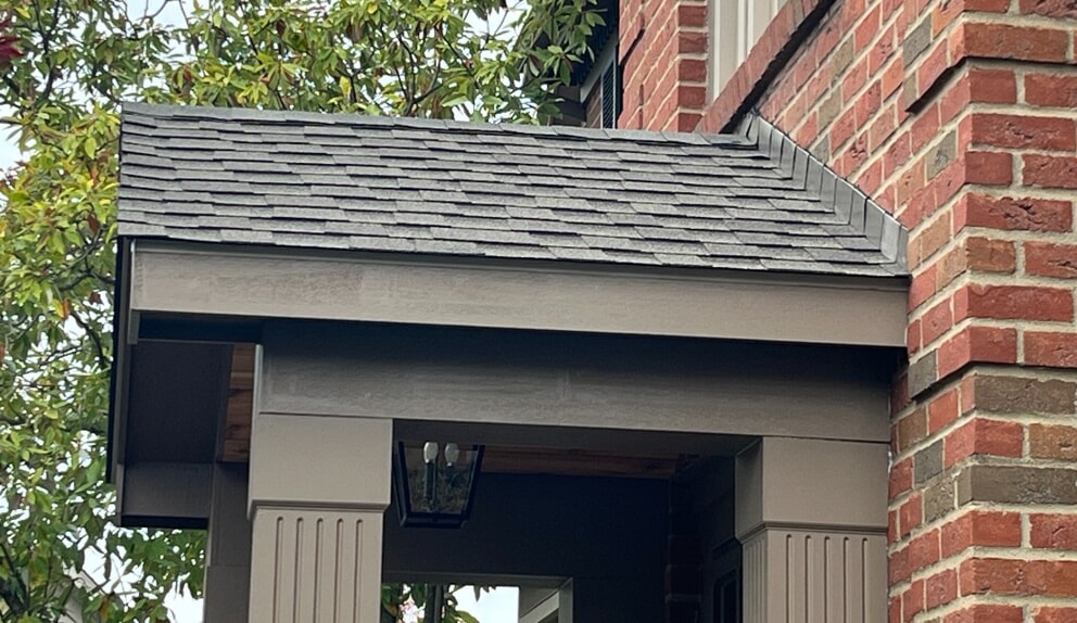 front portico with quality customizations