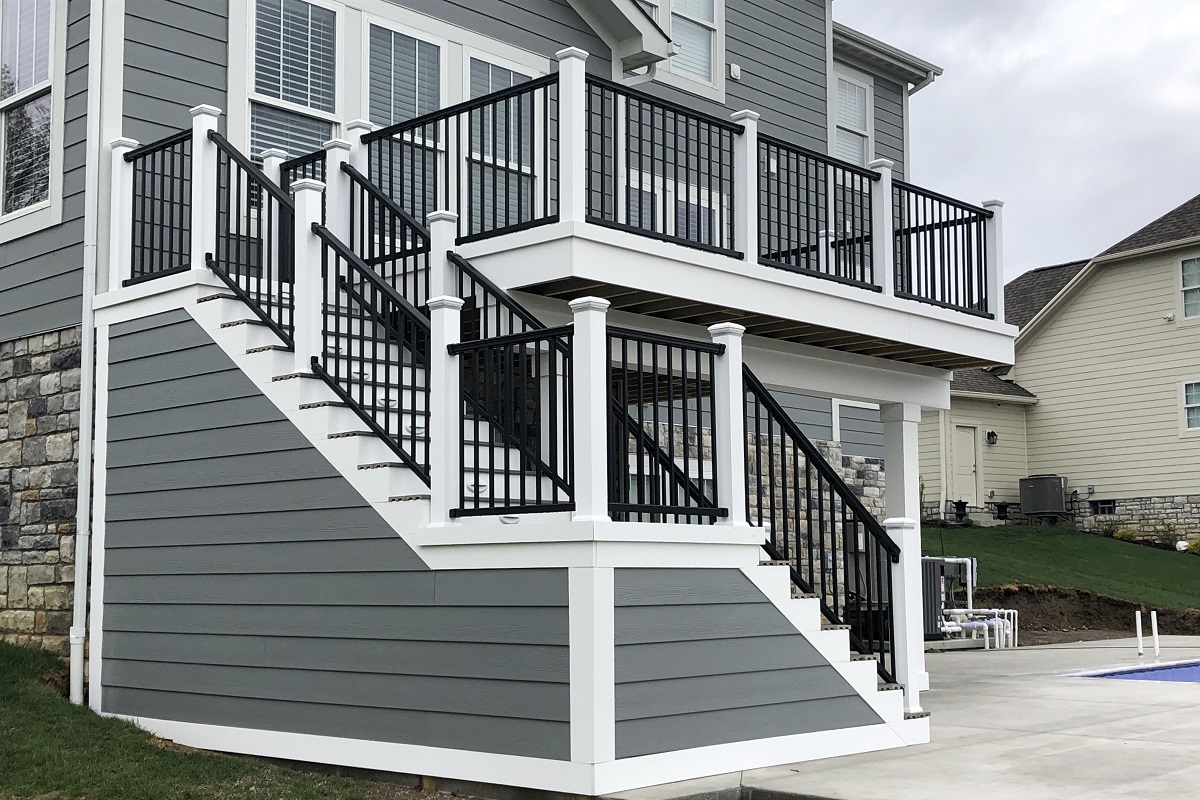 columbus composite deck design ideas