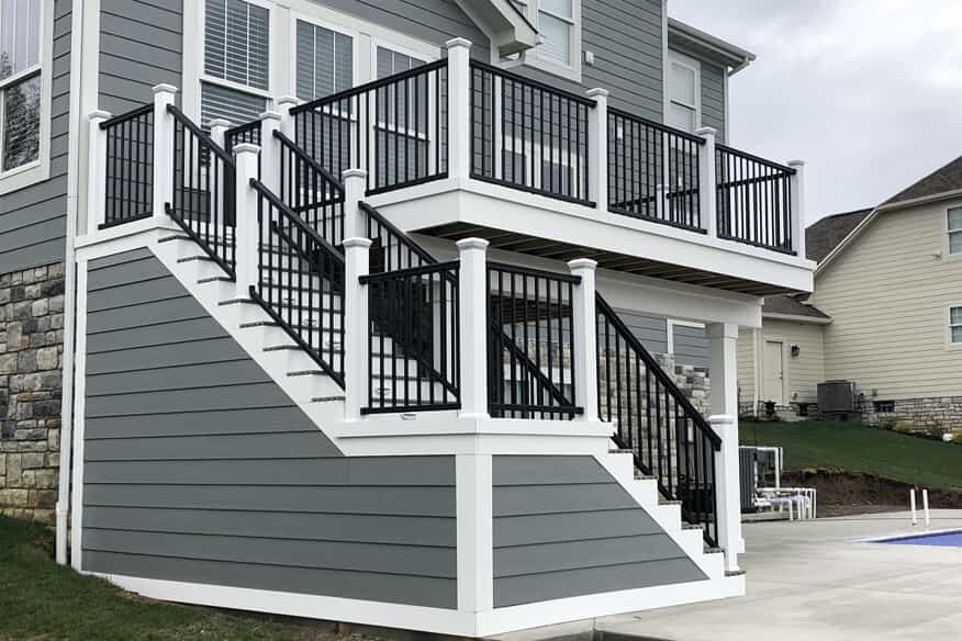 deck and railing