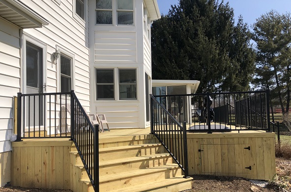 new wood deck