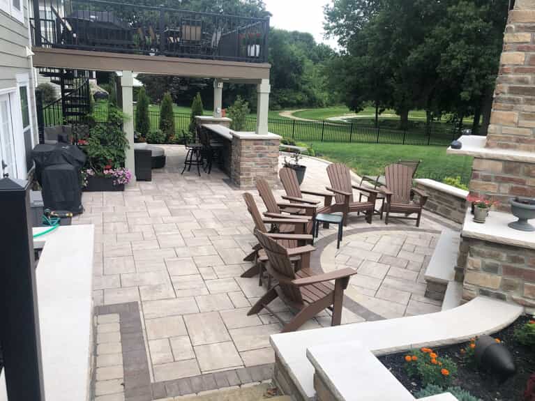 outdoor living space
