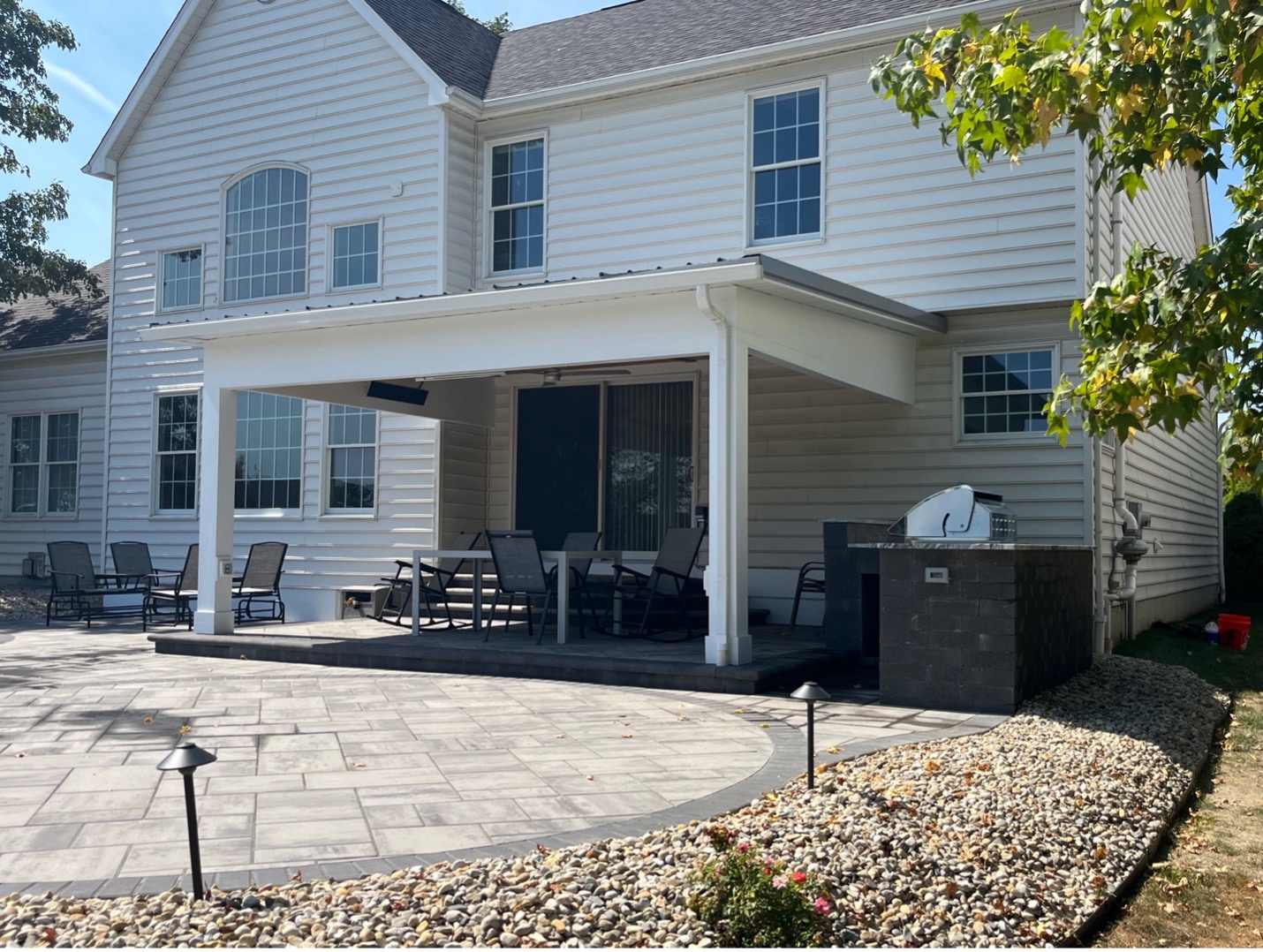can i replace an aging deck with a new patio?