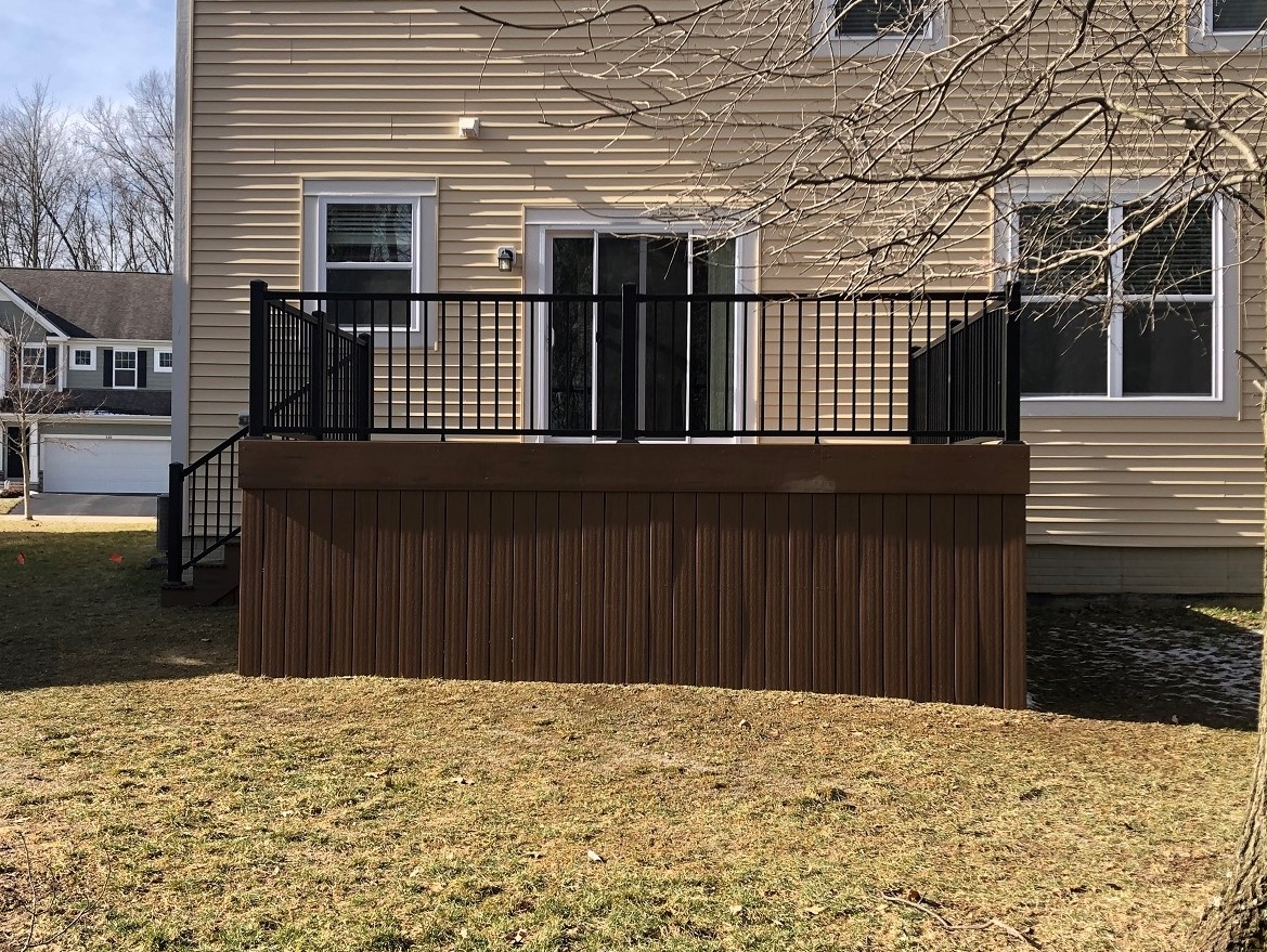 brown timbertech deck