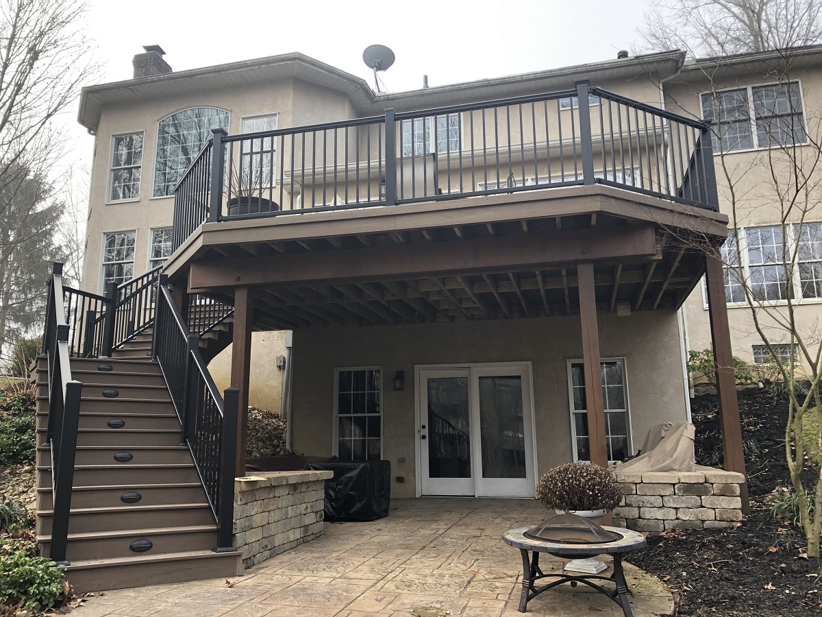 Redecking as an option to upgrading an elevated deck.