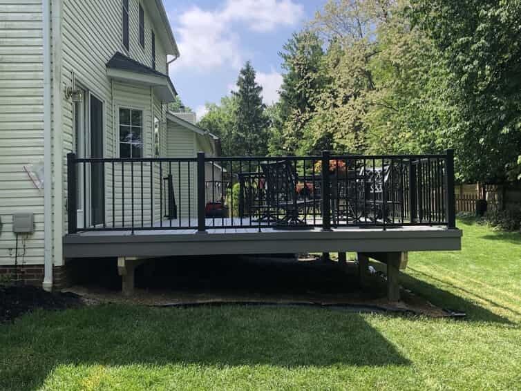 other view of deck