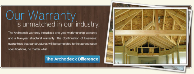 archadeck warranty