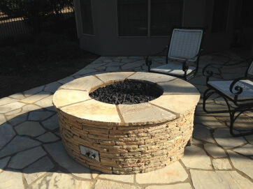 Blythewood SC fire pit