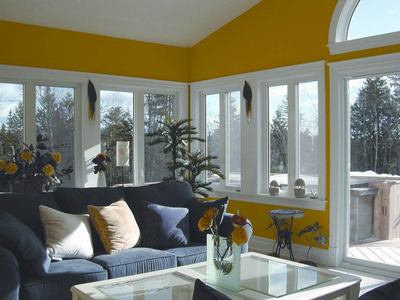 Bright sunny room addition