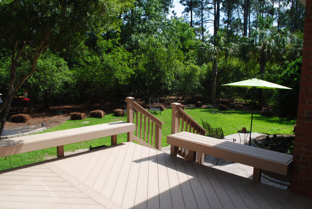 Beautifully detailed deck in NE Columbia, SC.