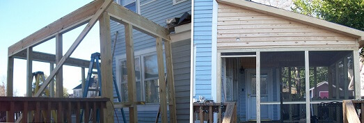 During: these images were taken during the conversion process.