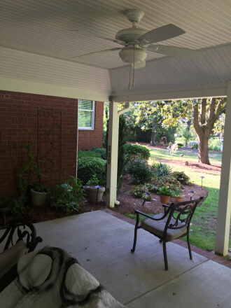 Before Archadeck of Central SC began the trasformation of this space: