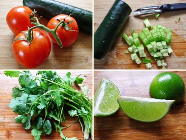 A few of the ingredients that make these Tex Mex oysters so delicious!