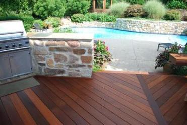 IPE poolside deck.
