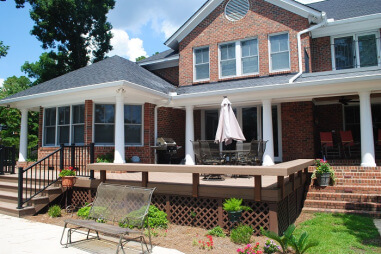 Lakeside outdoor living spaces in Central SC