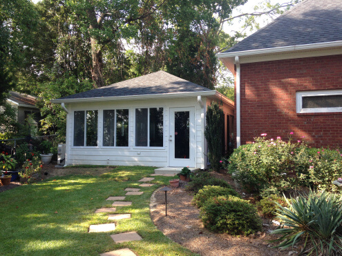 Completed pavilion on Lake Murray, SC: